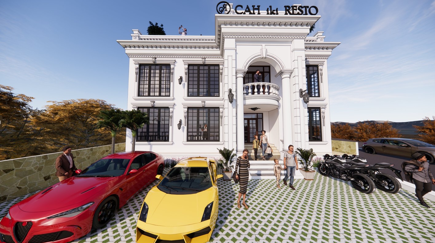 desain cah iki resto