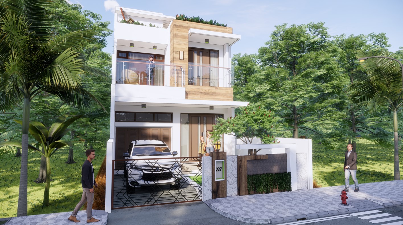 desain rumah 2 lantai