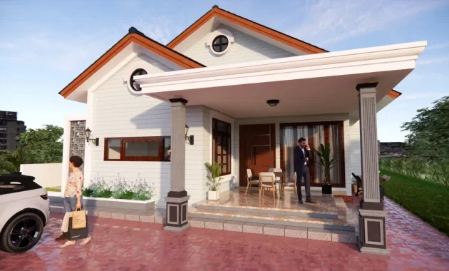 jasa gambar rumah 1 lantai jogja