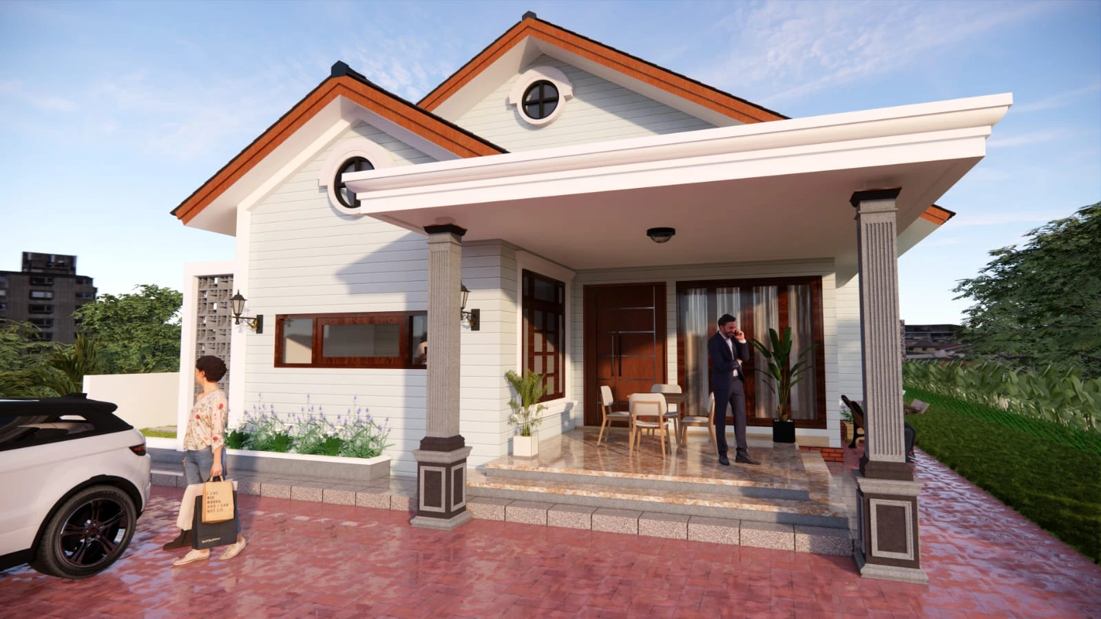 jasa desain rumah surabaya untuk 1 lantai