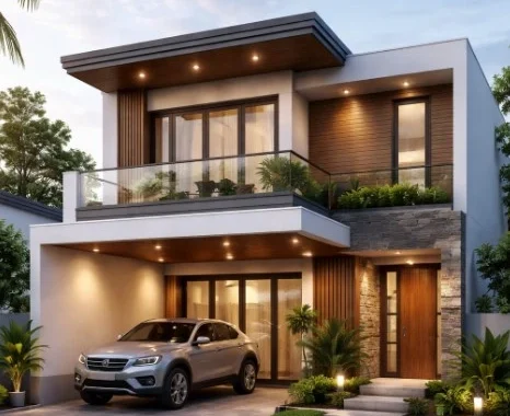 jasa gambar rumah 2 lantai malang