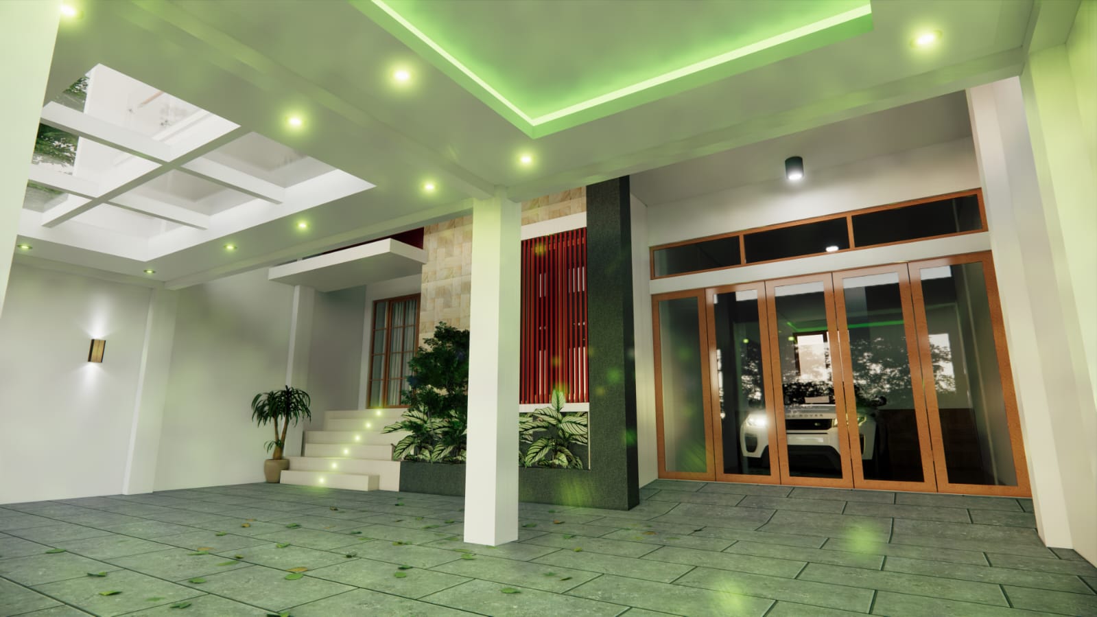 fasad arsitek rumah kuningan